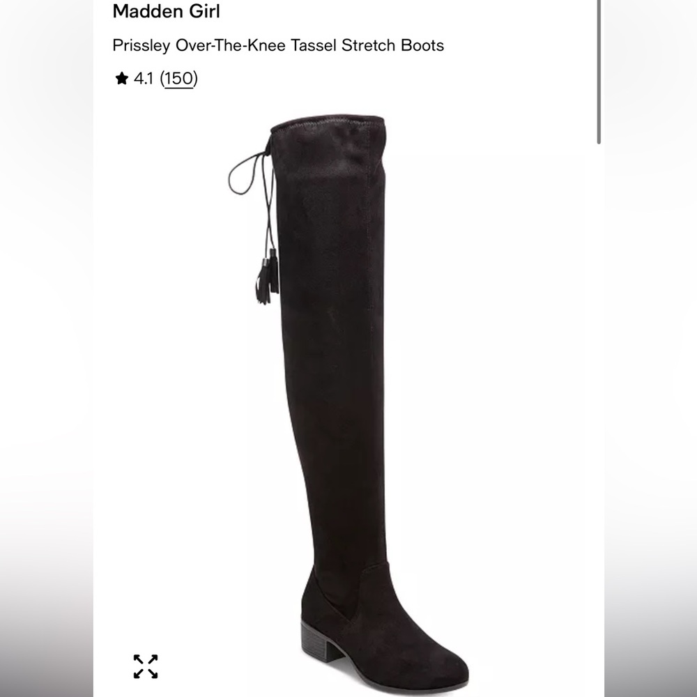 Madden Girl Prissley Black Boot
